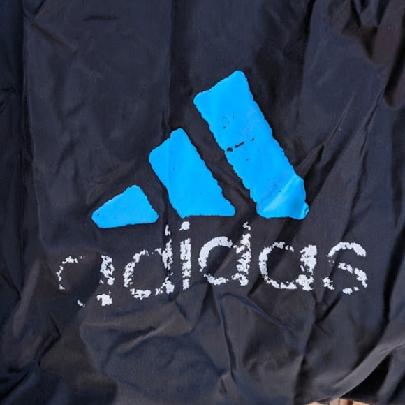 Adidas Women's Vintage Black Windbreaker Track LG - Picture 6 of 6